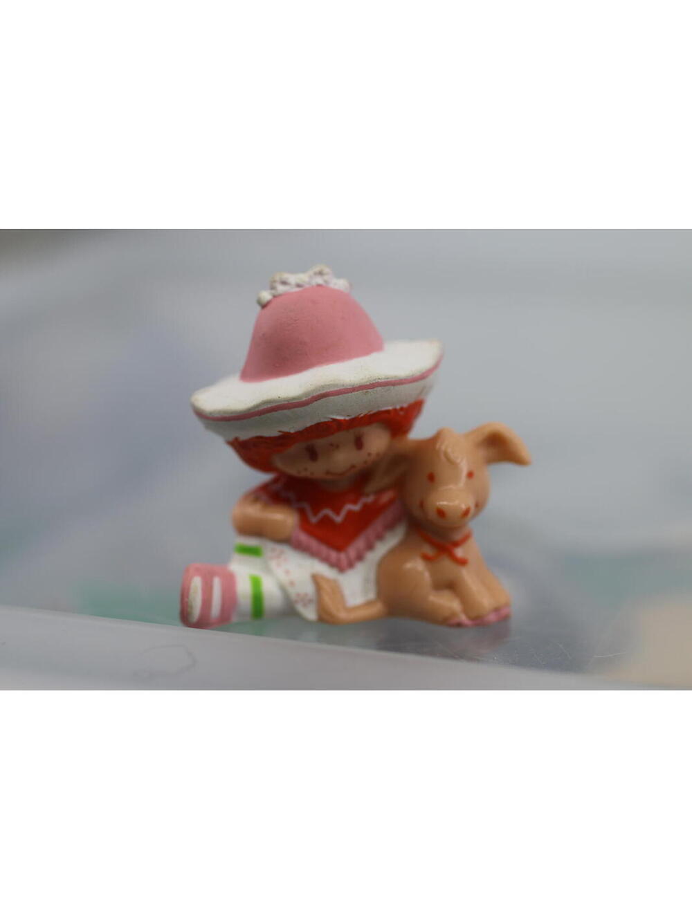 Strawberry Shortcake Cafe Ole with Burrito Donkey Mini PVC Figure Vintage 1983